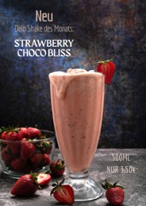 Shake des Monats April - Strawberry Choco Bliss