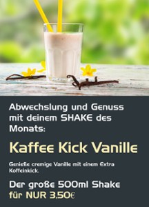 Dein Shake des Monats