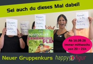 Schnell sein! Abnehmstart am 16.09.