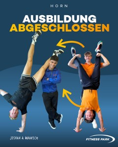 Glückwunsch zur abgeschlossen Ausbildung!