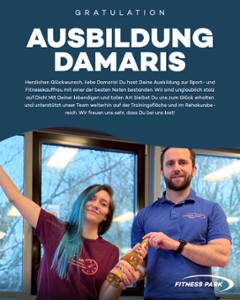 Herzlichen Glückwunsch Damaris!