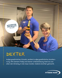 Unser Mitarbeiter des Monats - Dexter!