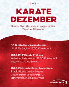 Karate Specials in Burg!