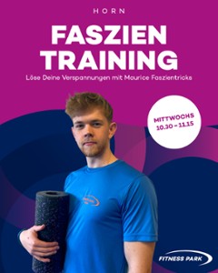 Immer mittwochs: Faszientraining mit Maurice