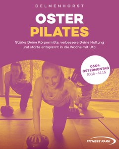 Beende die Osterfeiertage mit Pilates