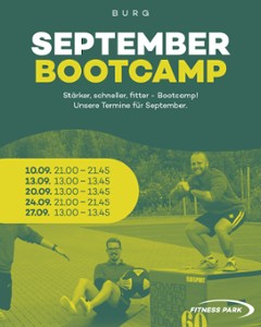 Das Bootcamp im September