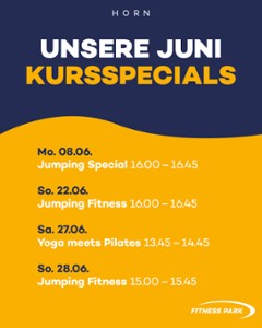 Unsere Kursspecials im Juni