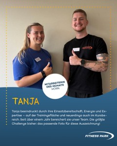 Ûnsere Mitarbeiterin des Monats - Tanja!