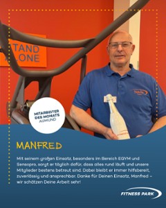 Unser Mitarbeiter des Monats im Mai - Manfred
