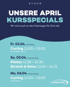 Unsere Kursspecial im April