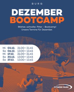 Unser Bootcamp im Dezember