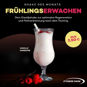 Frühlingserwachen - Der Shake des Monats im April