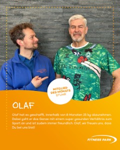 Unser Mitglied des Monats: Olaf!