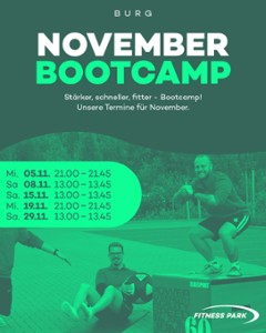 Unser Bootcamp im November
