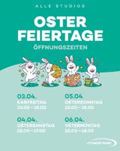 Auch an den Feiertagen haben wir für Euch geöffnet