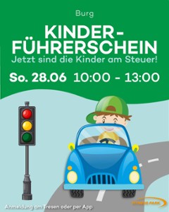 Der Kinderführerschein kommt nach Burg!