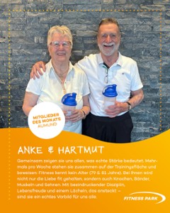 Unsere beiden Mitglieder des Monats im Mai