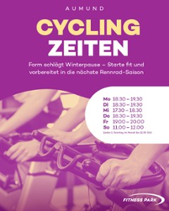 Besuche unsere Cycling Kurse für die beste Saisonvorbereitung!