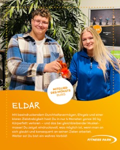 Unser Mitglied des Monats - Eldar!