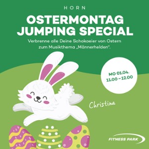 Jumping an Ostermontag
