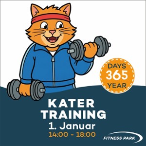 Kater-Training am 1.1.