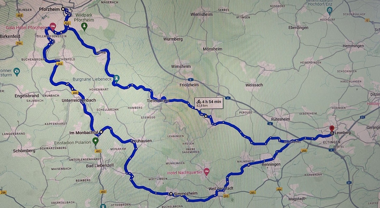 Unsere Bike Tour findet diese Woche am Sonntag statt....